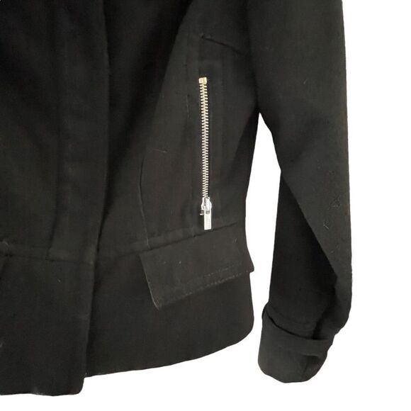 Express ~ Moto inspired Black Jacket ~ fully lined ~ size XS - Picture 6 of 11